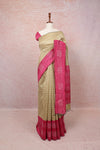 Chikku Color Semi Jute Saree - Seematti