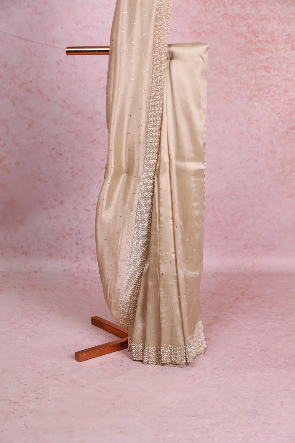 Chikku Color Tissue Organza Saree