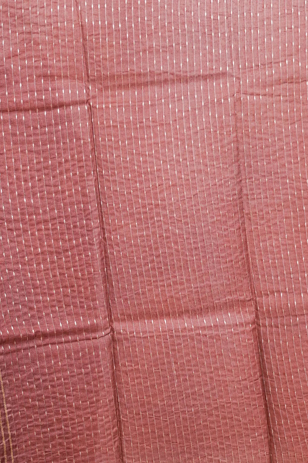 Chocolate Color Tussar Silk Saree