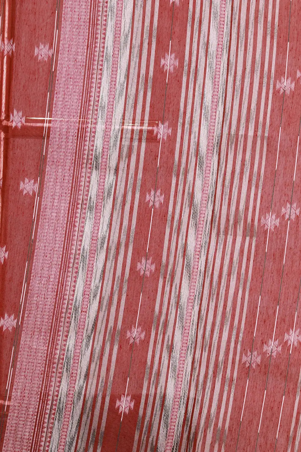 Chocolate Colour Semi Tussar Saree