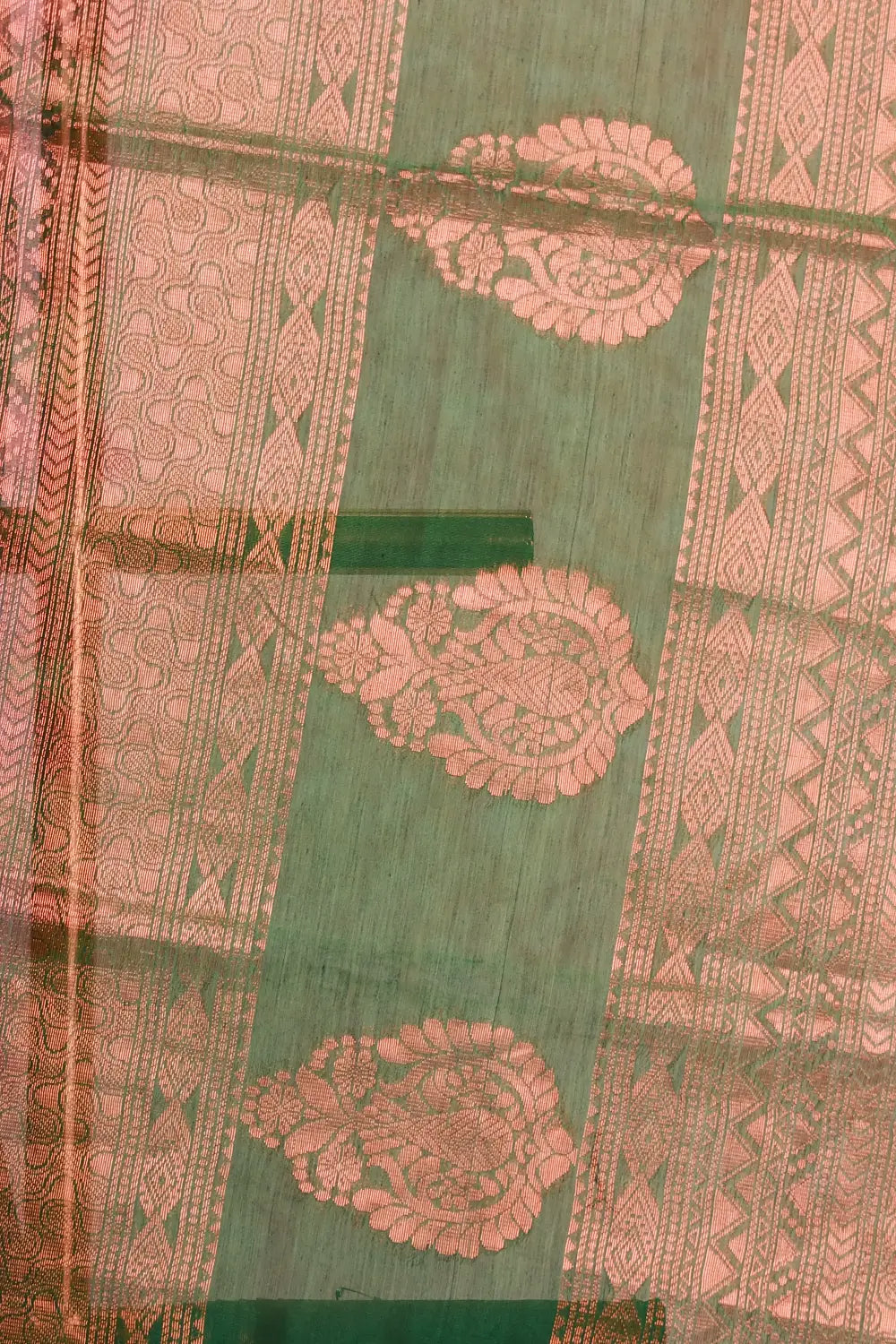 Coffee Brown Cotton Silk Saree