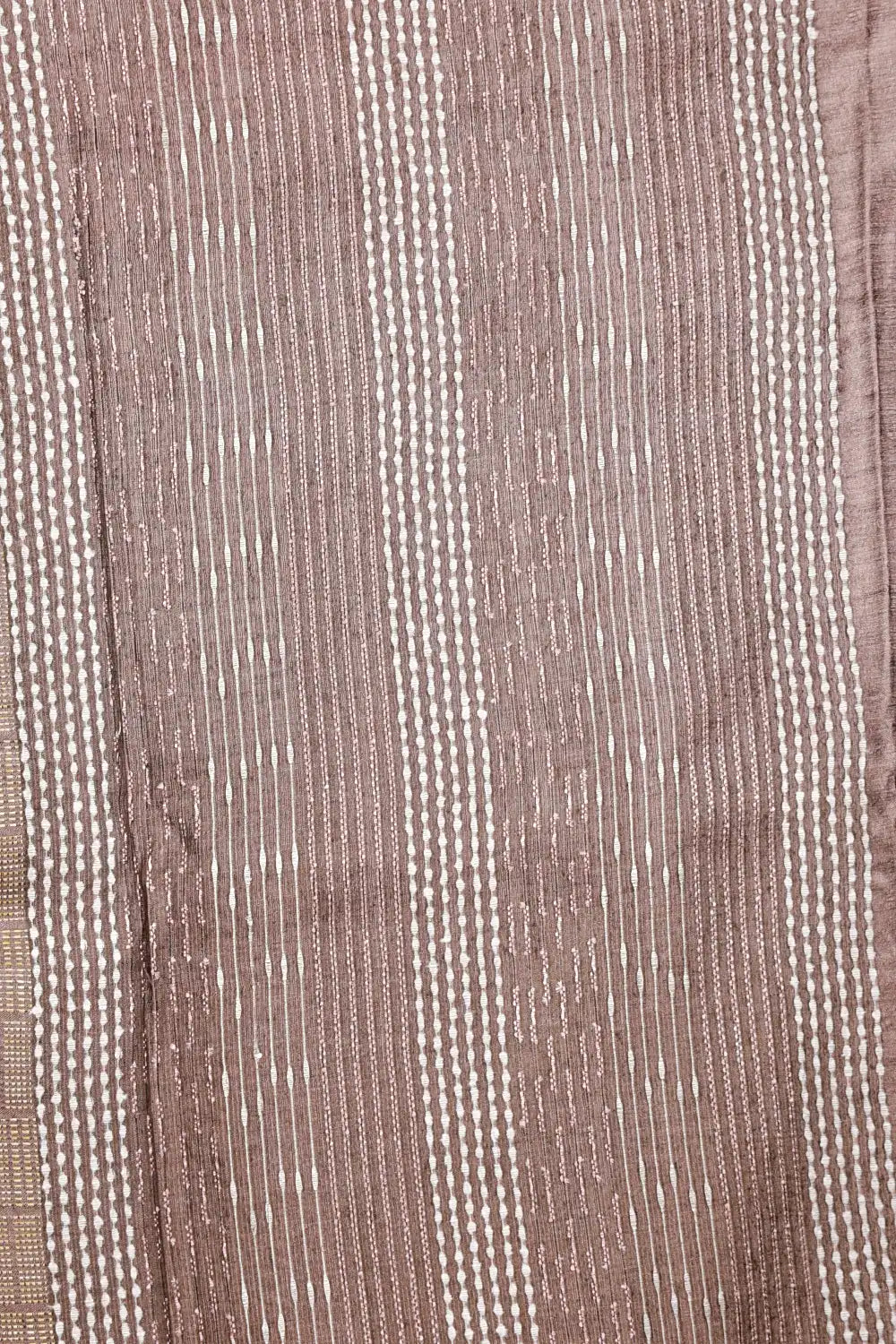 Coffee Brown Tussar SilK Saree