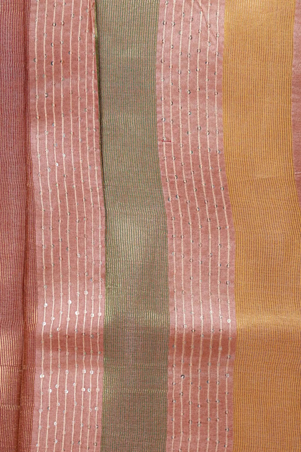 Copper Brown Tussar Silk Saree - Seematti