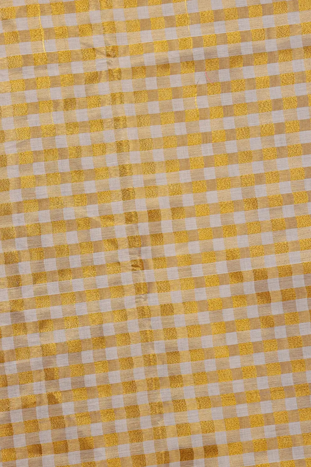 Cream Cotton Kerala Saree