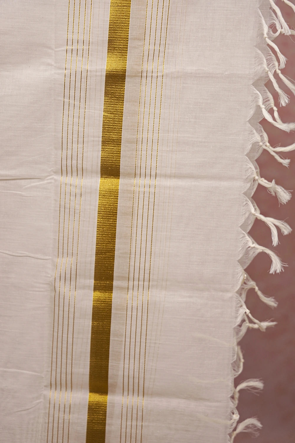 Cream Cotton Plain Unstitched Churidhar Material - Seematti
