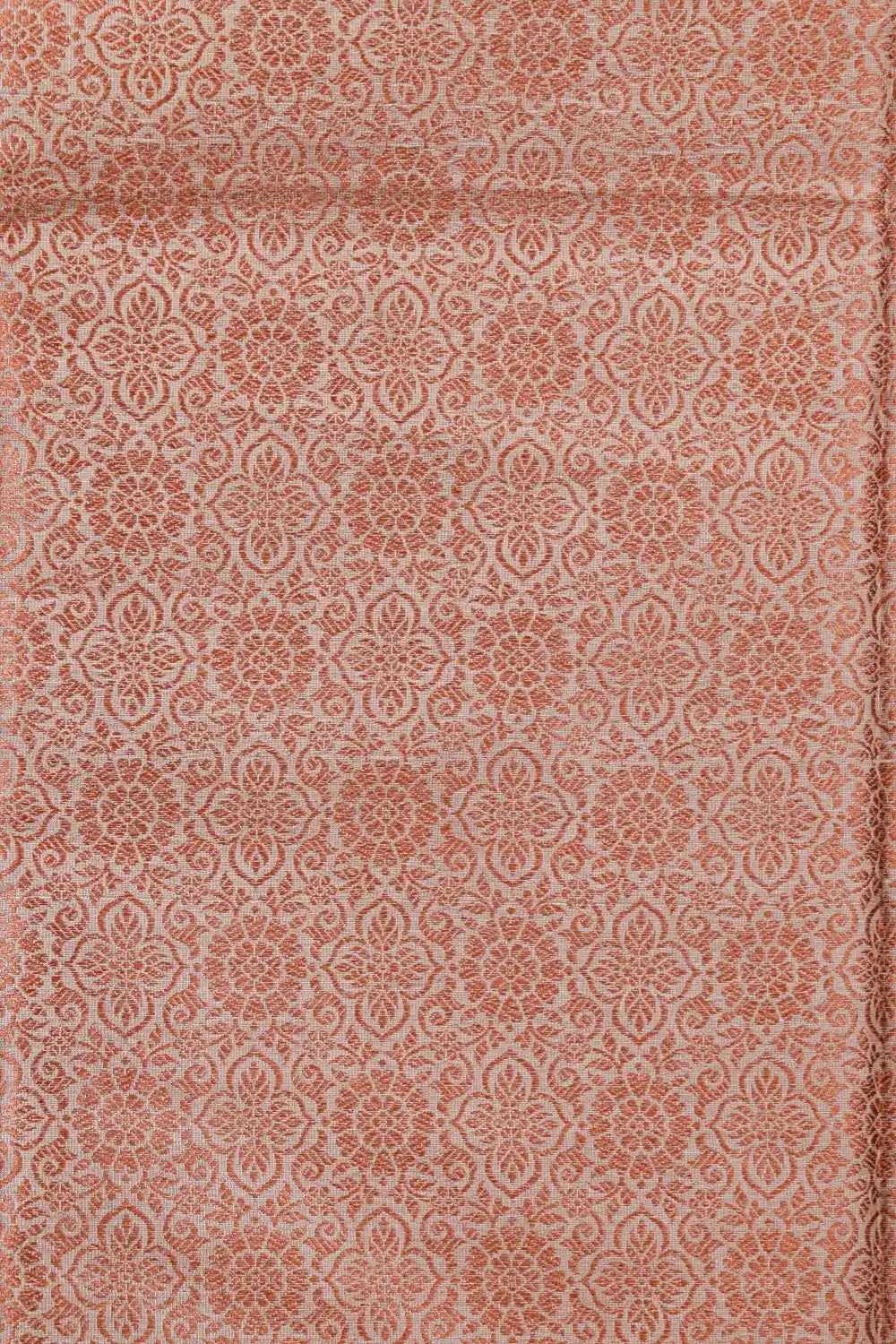 Dark Beige Tussar Silk Saree - Seematti