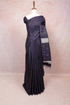 Dark Indigo Blue Kancheepuram Silk Saree - Seematti