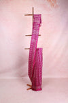 Dark Lavender Semi Tussar Saree