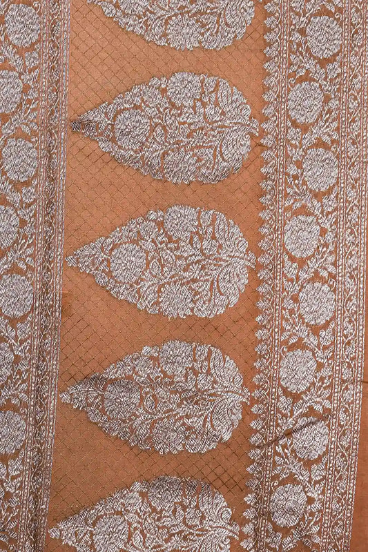 Dark Olive Green Semi Tussar Saree