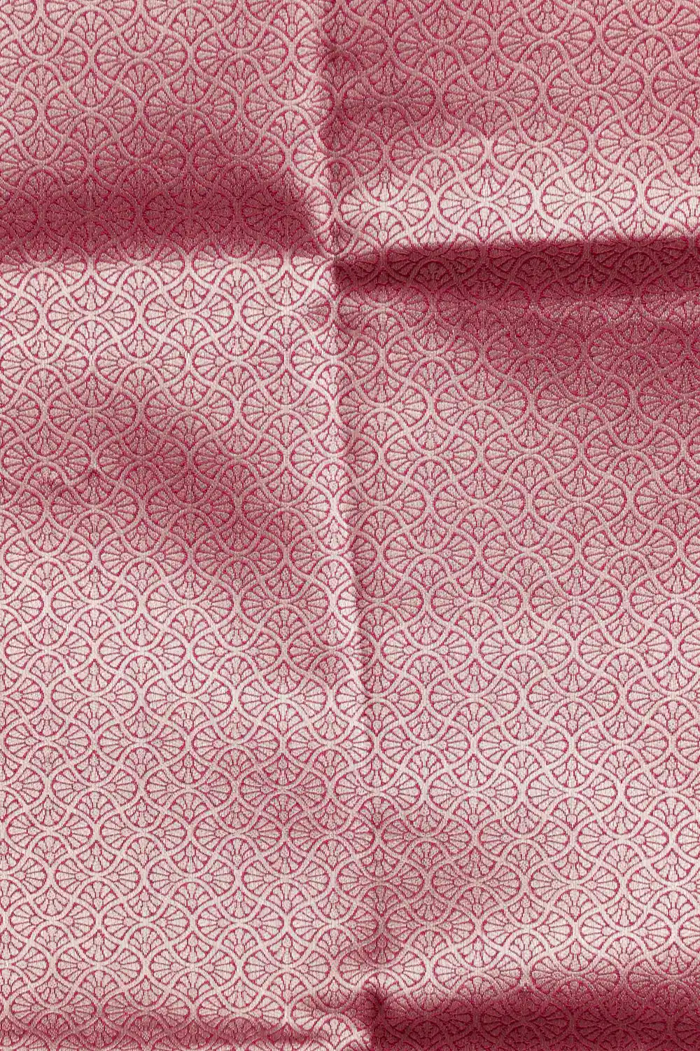Dark Onion Pink Semi Silk Saree