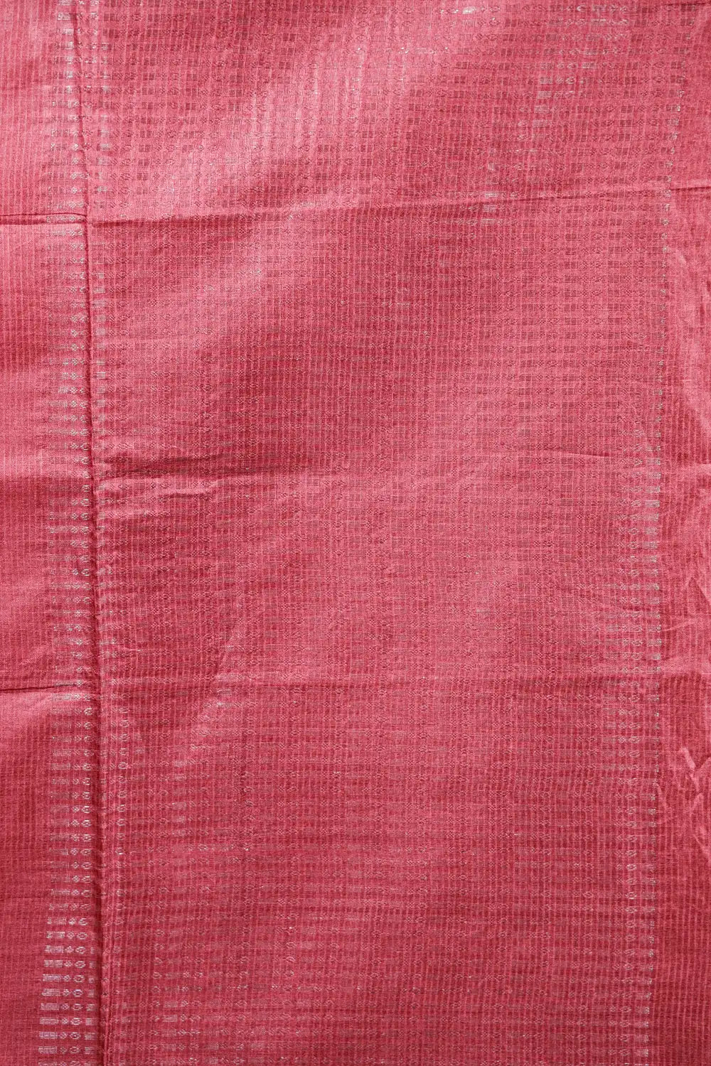 Dark Onion Pink Tussar Self Work Un Stitched Churidhar Material - Seematti