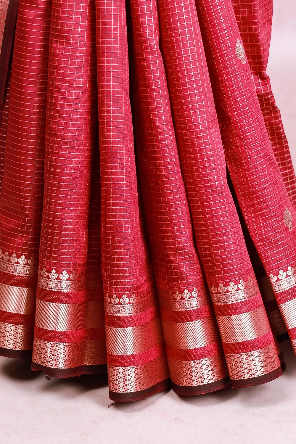 Dark Pink Soft Silk Saree