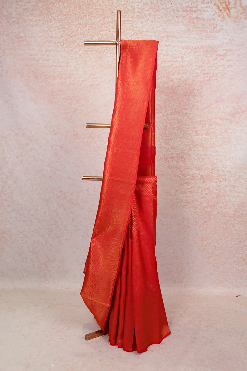 Dark Red Kancheepuram Silk Saree - Seematti