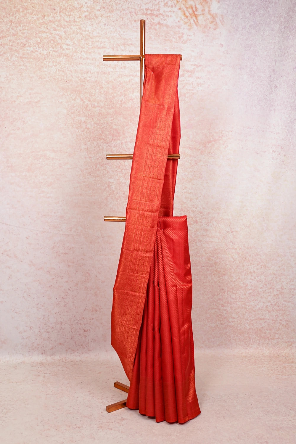 Dark Red Kancheepuram Silk Saree - Seematti