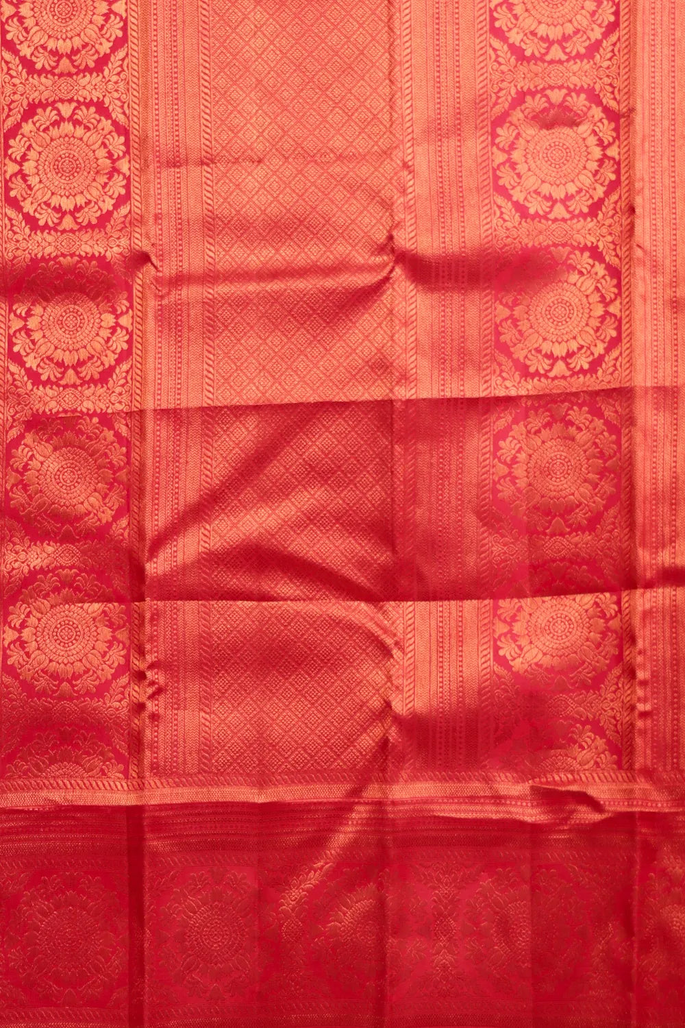 Dark Red Kancheepuram Silk Saree - Seematti