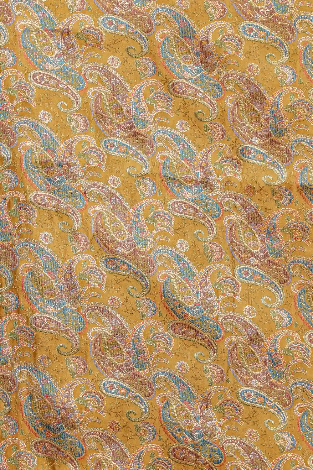 Gold Semi Banarasi Saree - Seematti