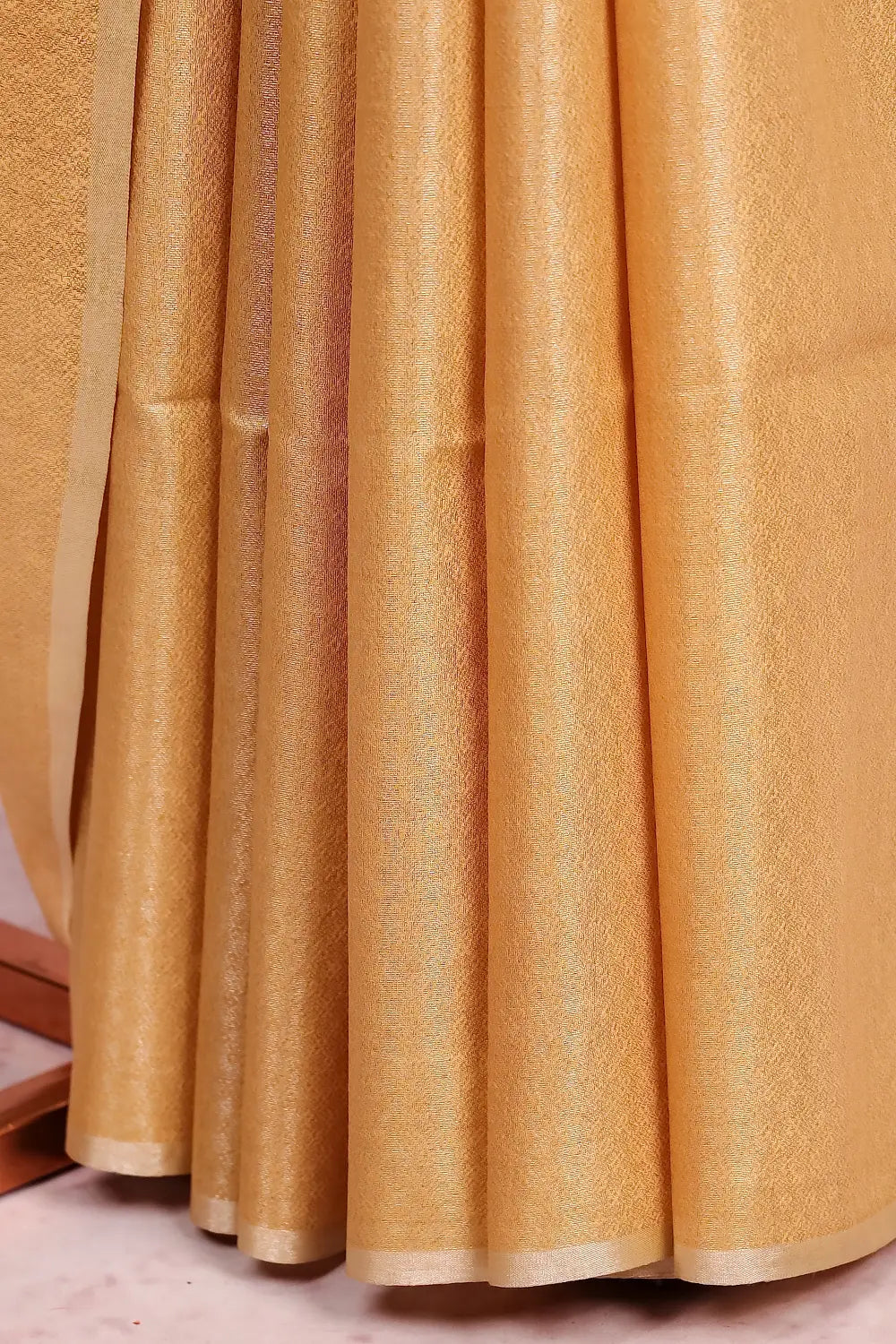 Gold Semi Tissue Saree