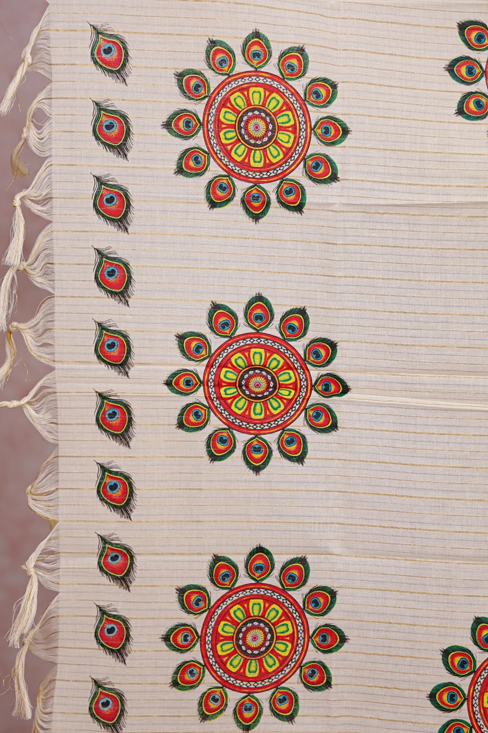 Golden Semi Tissue Plain Unstitched Churidhar Material
