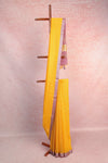 Golden Yellow Manglarian Cotton Saree