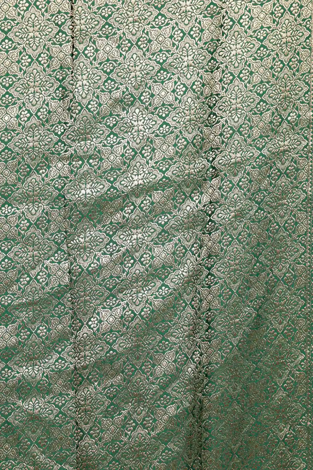 Green Banarasi Silk Saree - Seematti