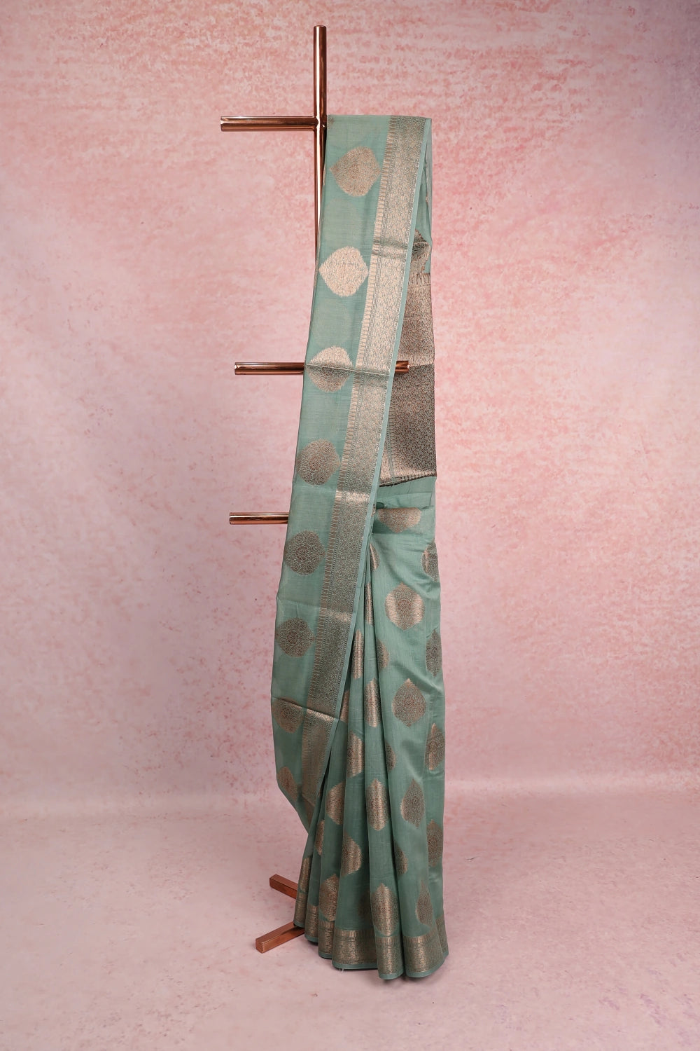 Green Chanderi Silk Saree
