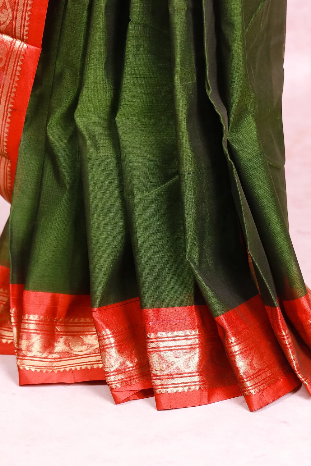 Green Chettinadu Cotton Saree