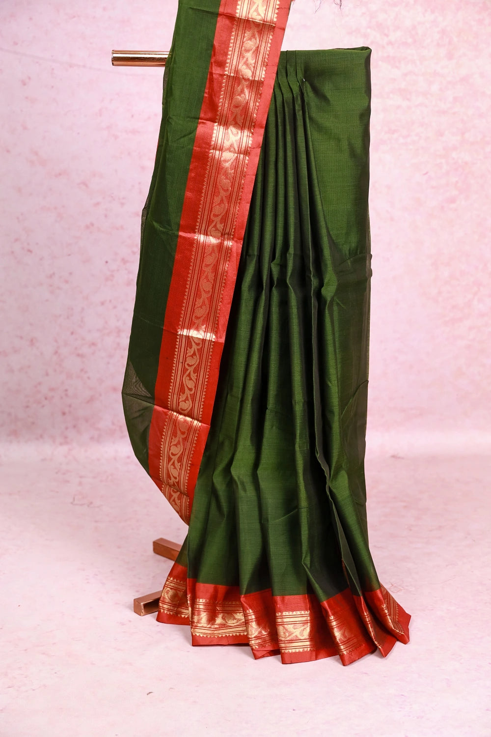 Green Chettinadu Cotton Saree