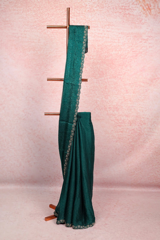 Green Organza Saree