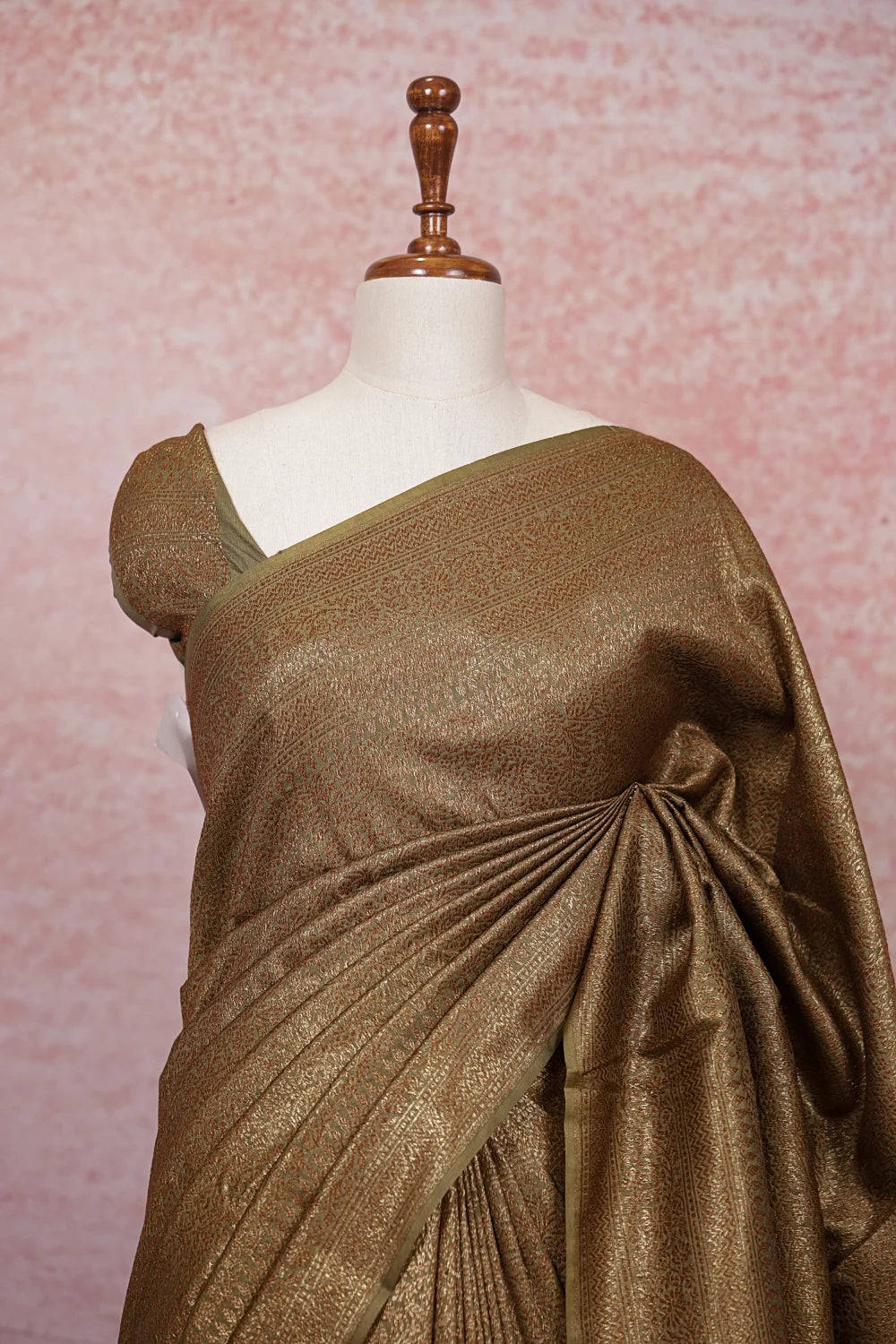Green Semi Silk Saree