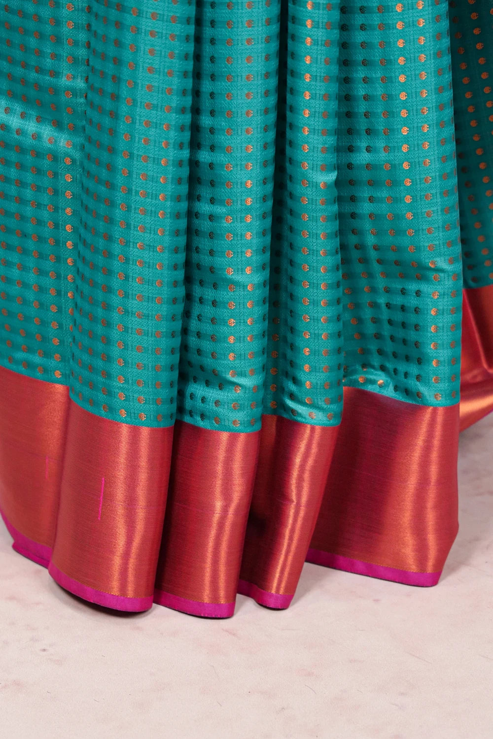 Green Semi Silk Saree