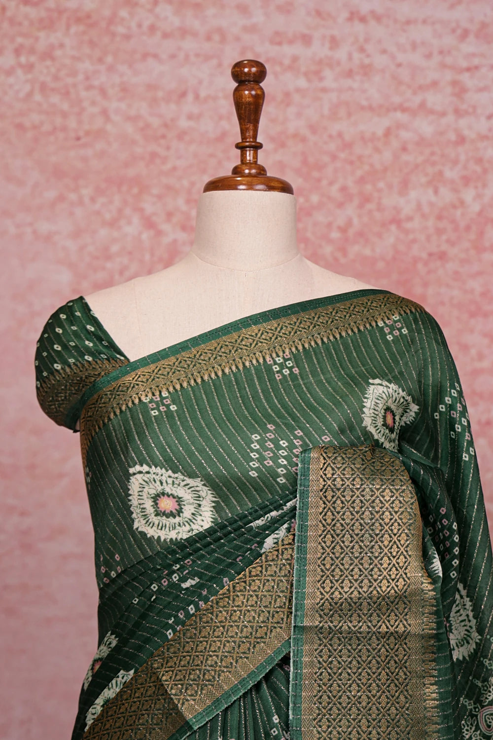 Green Semi Silk Saree