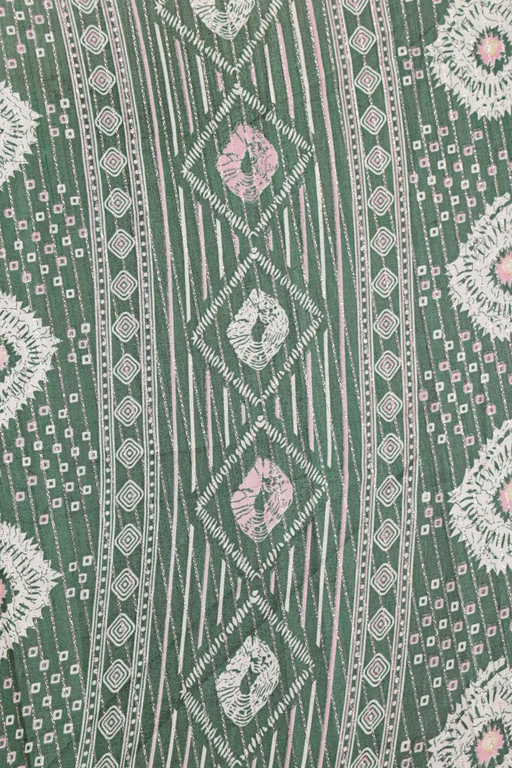 Green Semi Silk Saree