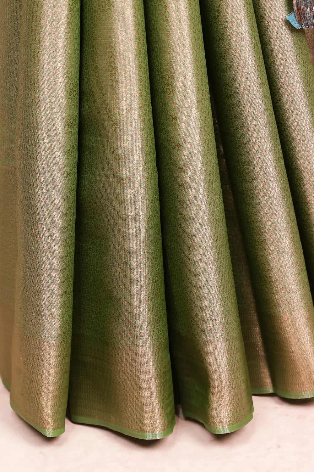 Green Semi Tissue Saree - Seematti