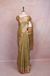 Green Semi Tissue Saree - Seematti