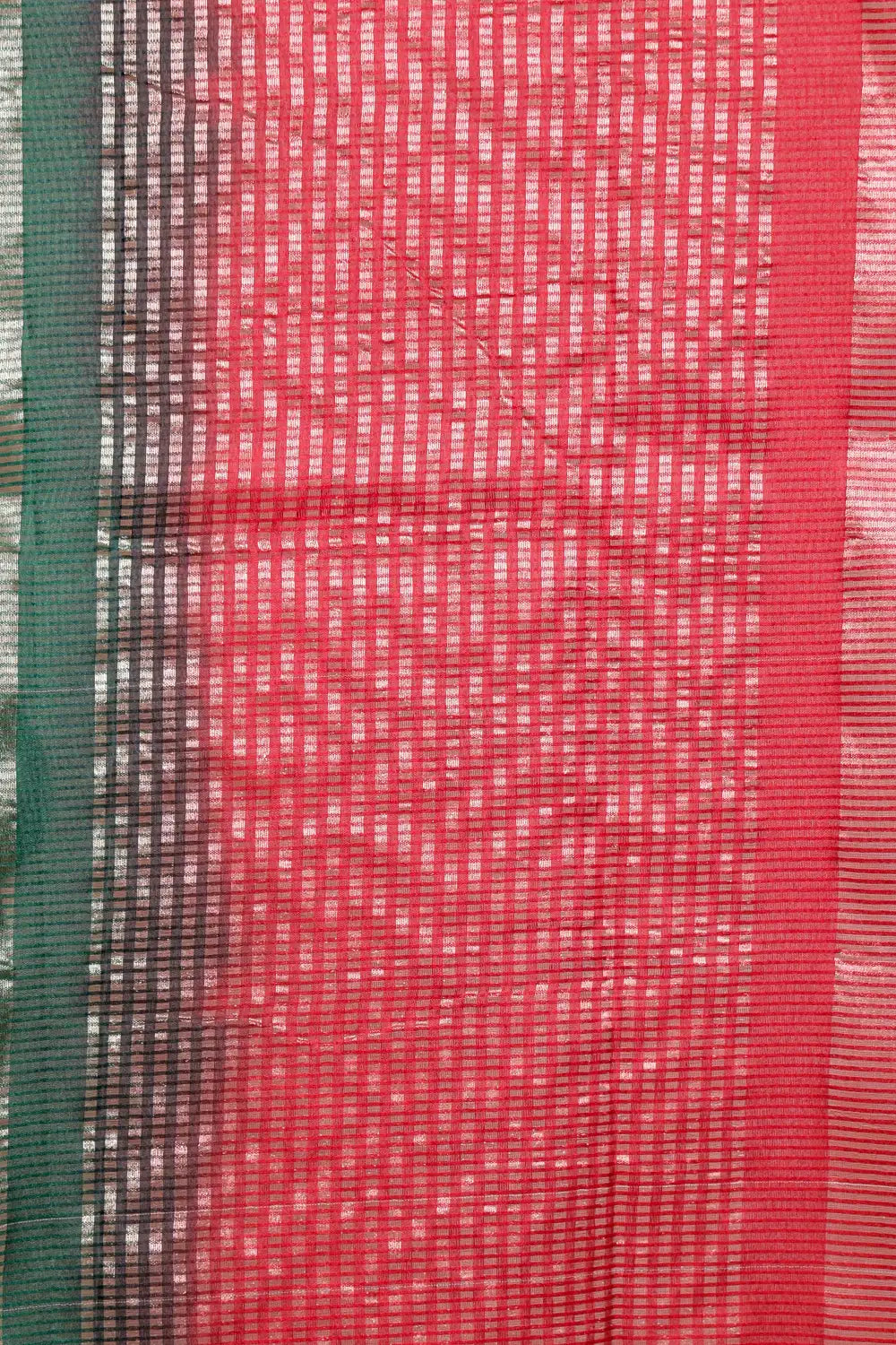 Green Semi Tissue Saree - Seematti