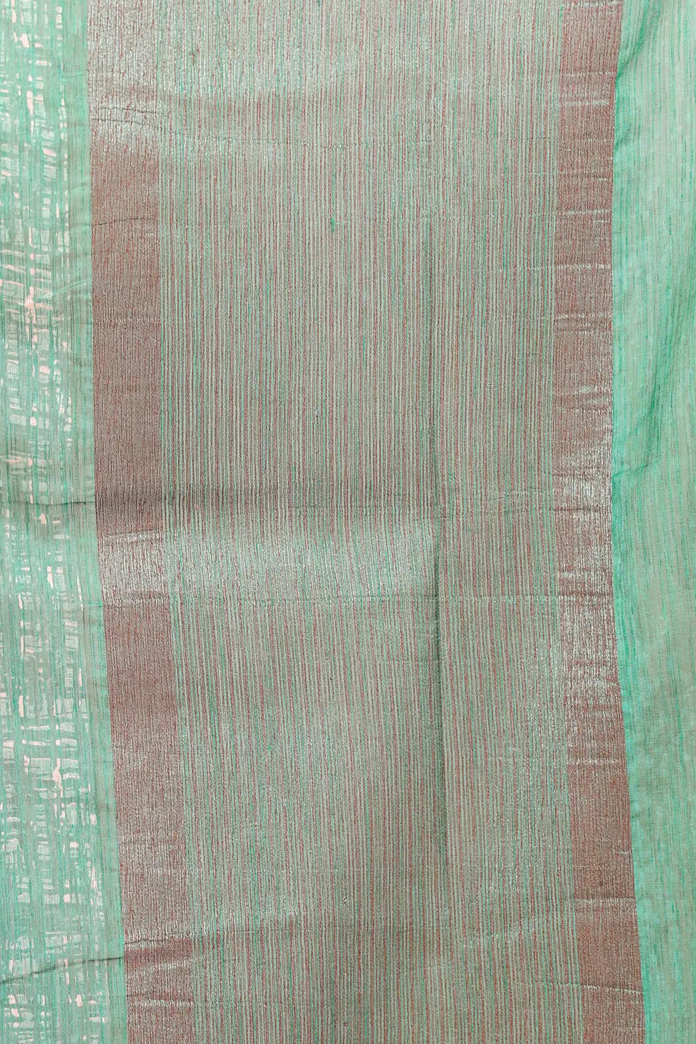 Green Semi Tussar Saree - Seematti
