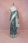 Green Semi Tussar Saree - Seematti