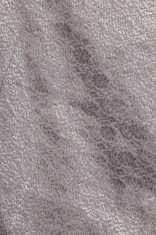Grey Chanderi Banarasi Saree