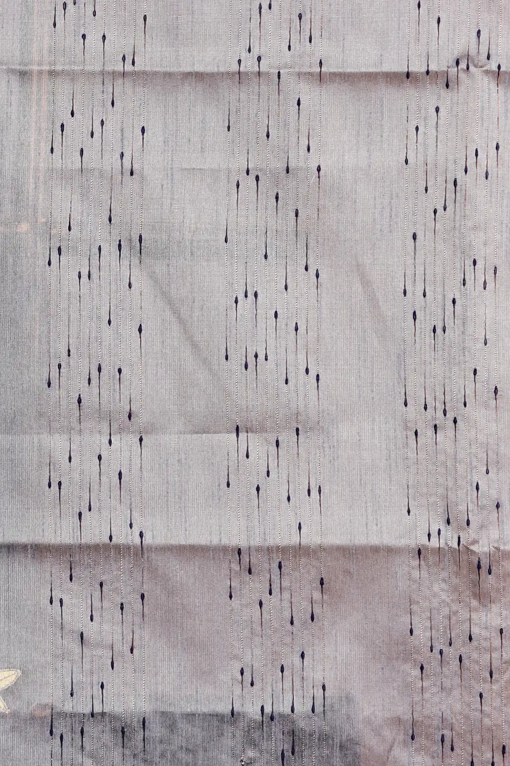 Grey Semi Jute Saree