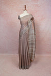 Grey Semi Tussar Saree - Seematti