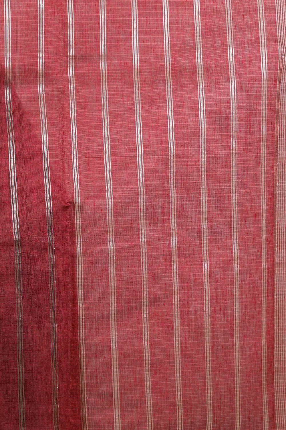 Maroon Cotton Silk Saree