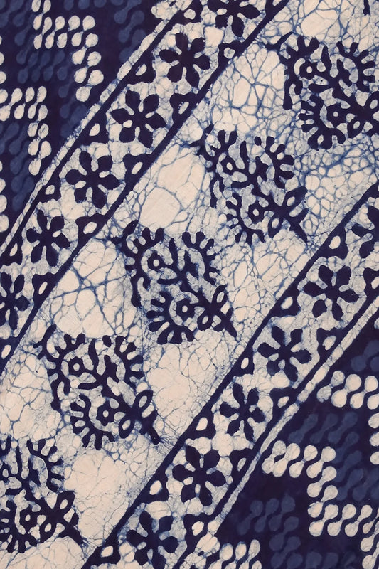 Indigo Cotton Saree