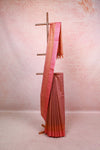 Lavender Gold Semi Tussar Saree