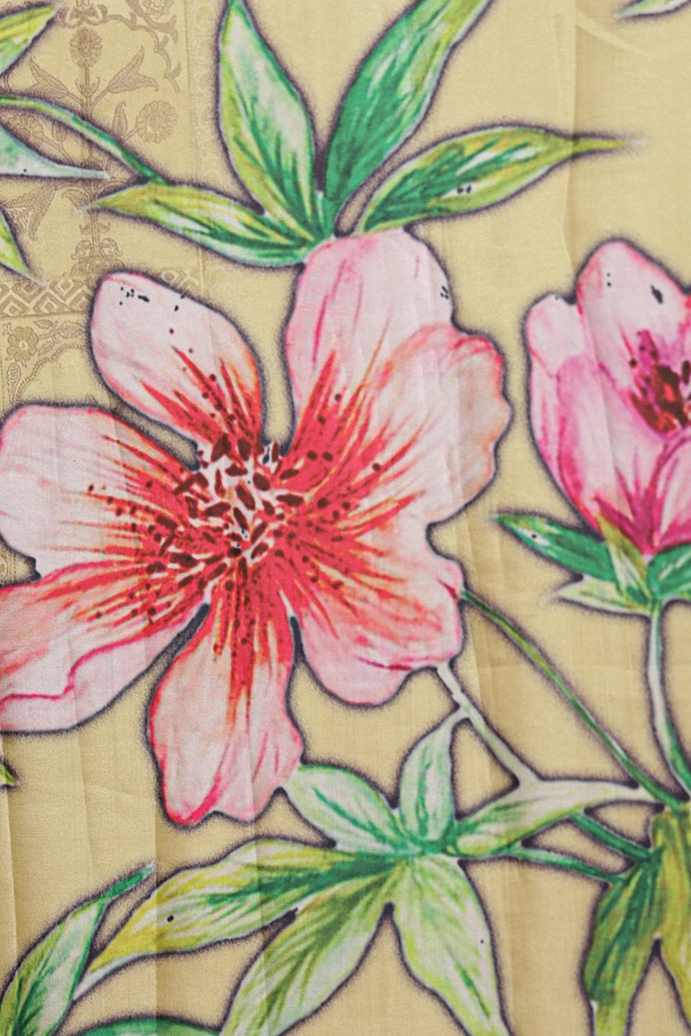 Lemon Yellow Semi Silk Saree - Seematti