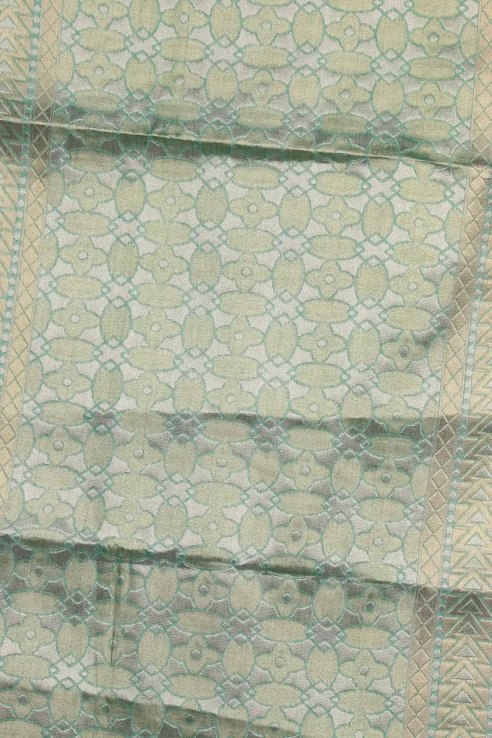 Light Ash Semi Tussar Saree - Seematti