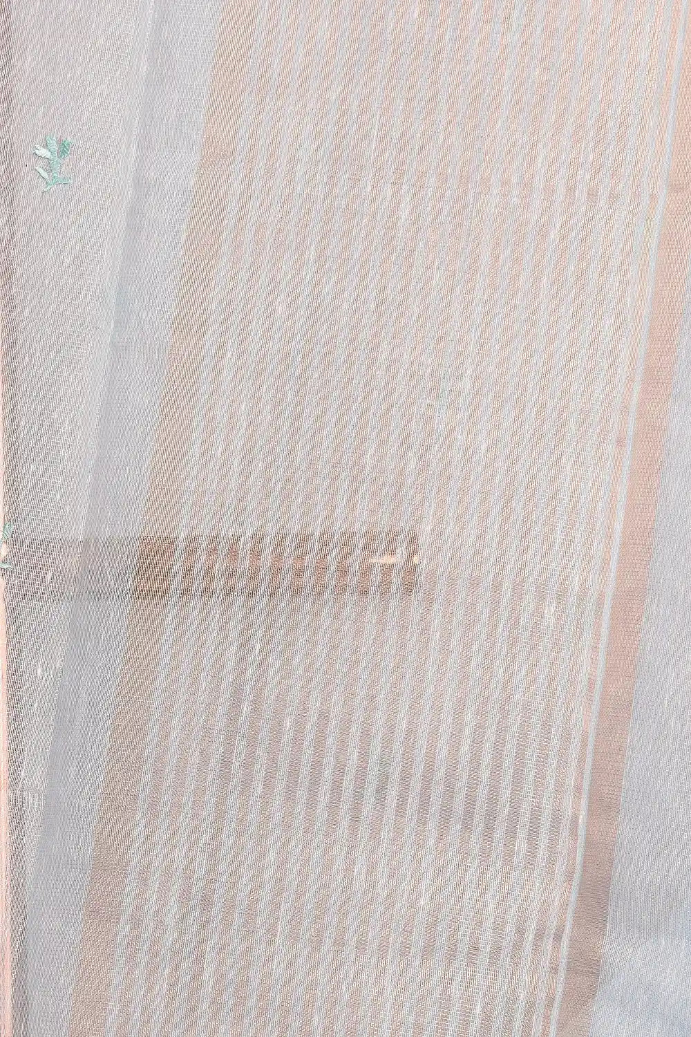 Light Blue Linen Cotton Saree