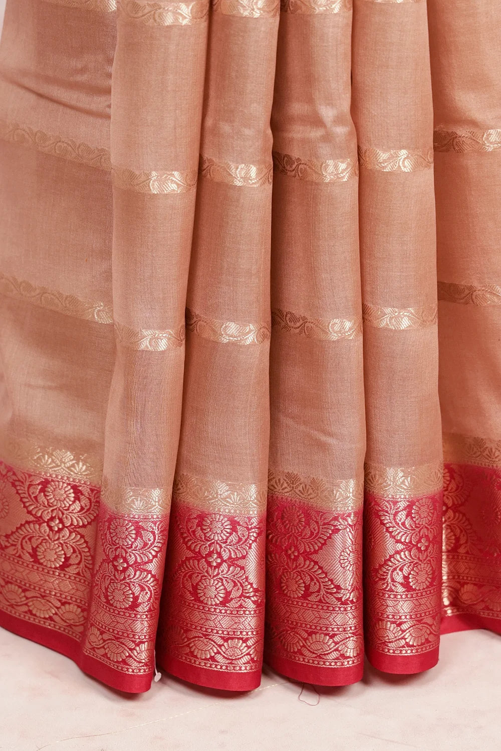 Light Chocolate Art Silk Saree