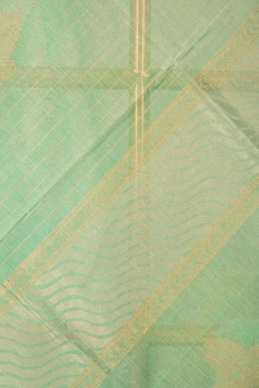 Light Green Cotton Saree