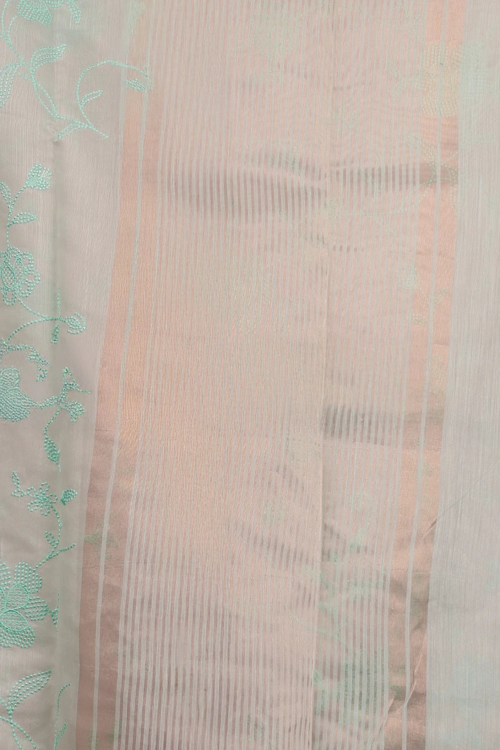 Light Green Cotton Silk Saree