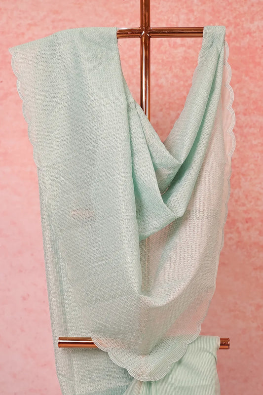 Light Green Net Kota Saree